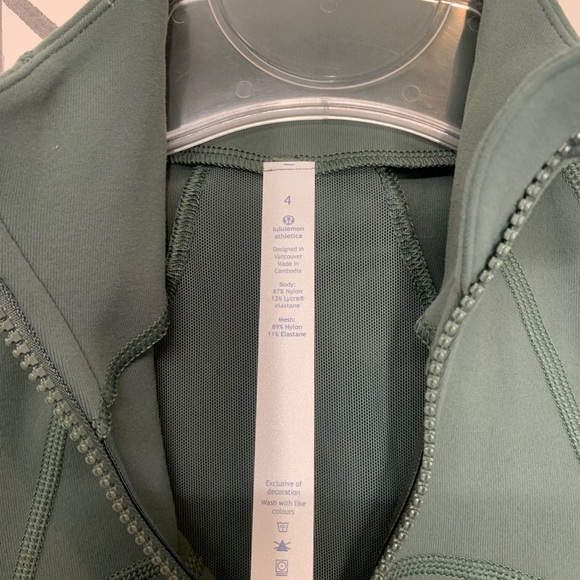 🔸 Lululemon define jacket dark forest 4 green NWT - Picture 7 of 10